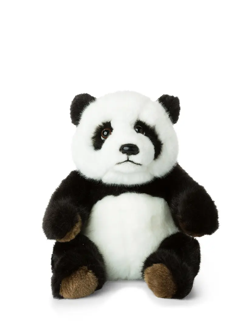 WWF Panda sitting 22 cm - 8,5 | Black / White