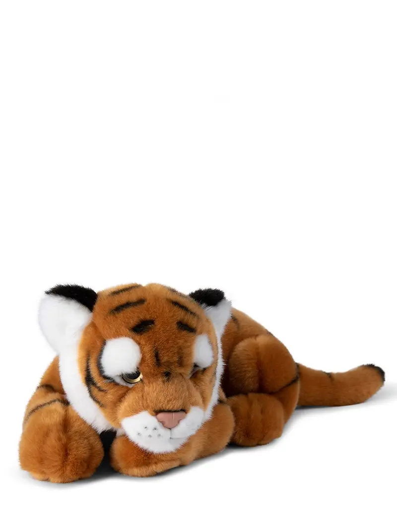 WWF Tiger Lying 30 cm - 12'' | Brown / Yellow