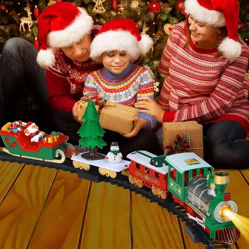 XmasTrain – Feestelijk & Leuk – Elektrische Treinset voor Kerst