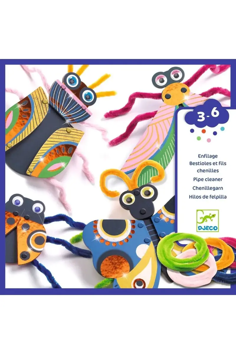 Yarn bugs rijgen - knutselset