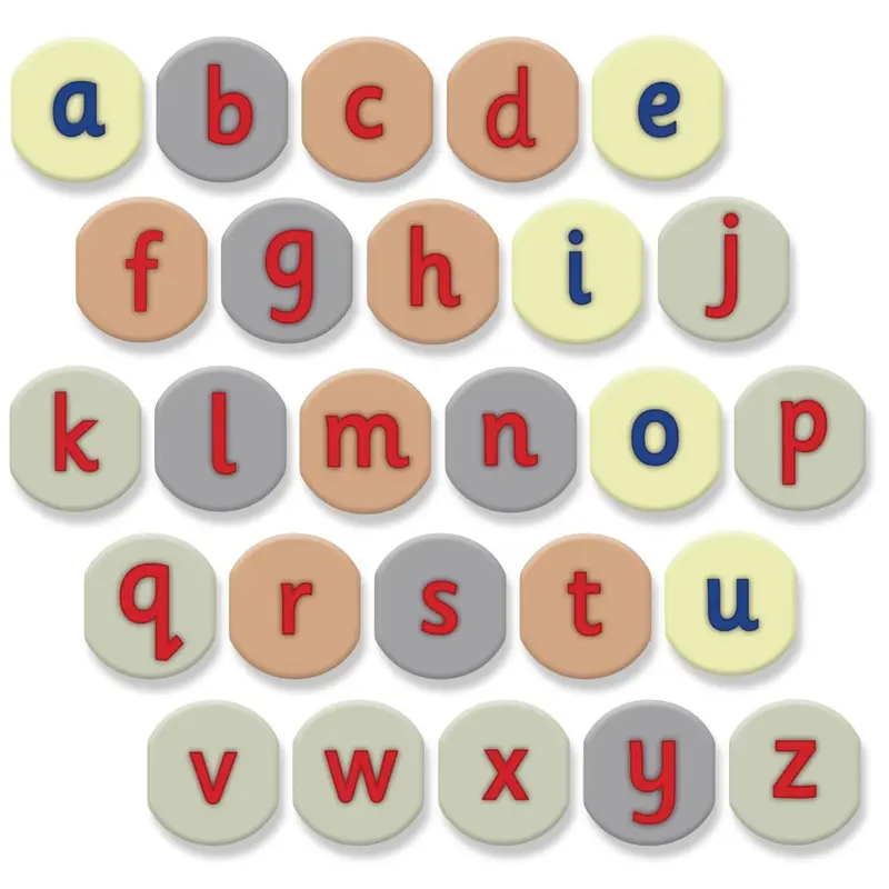 Yellow Door - Alfabet Stempelstenen Kleine Letters – 26 Stuks