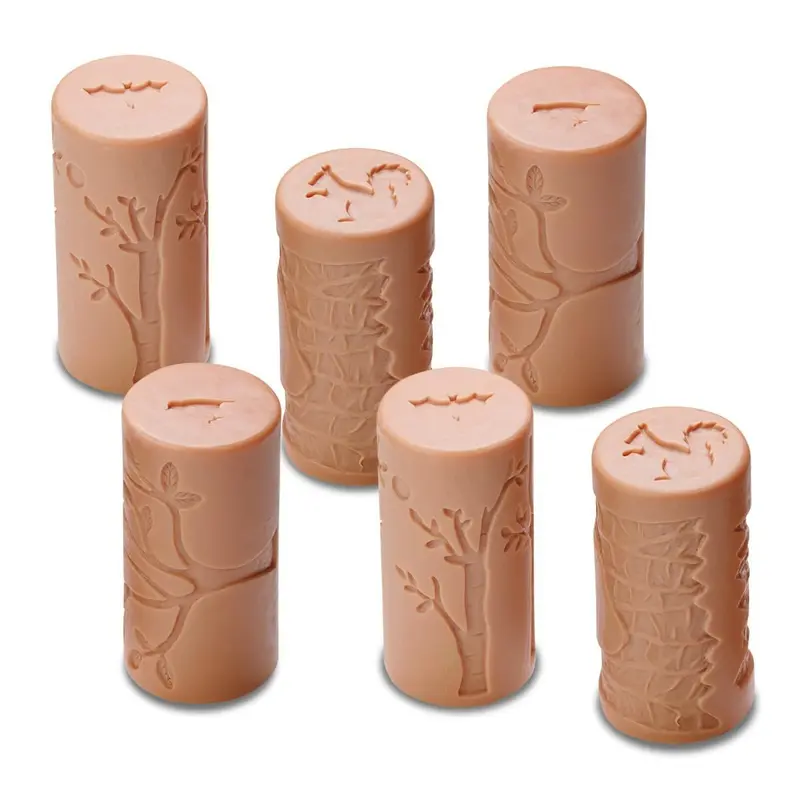 Yellow Door - Let's Roll Klei Rollers - Bosdieren - 6 stuks