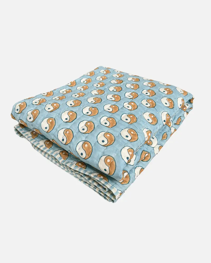 YinYang Arctic Blue Deken KIDS 135 x 165